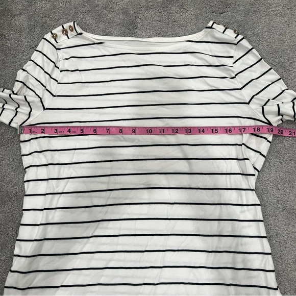 A New Day Striped Boat Neck Top Women’s Sz XL - Picture 6 of 8